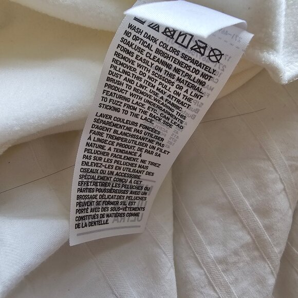 Uniqlo Heattech Ultra Warm Crew Neck Long Sleeve - 2024 - Off-White - Sz S - Picture 5 of 11